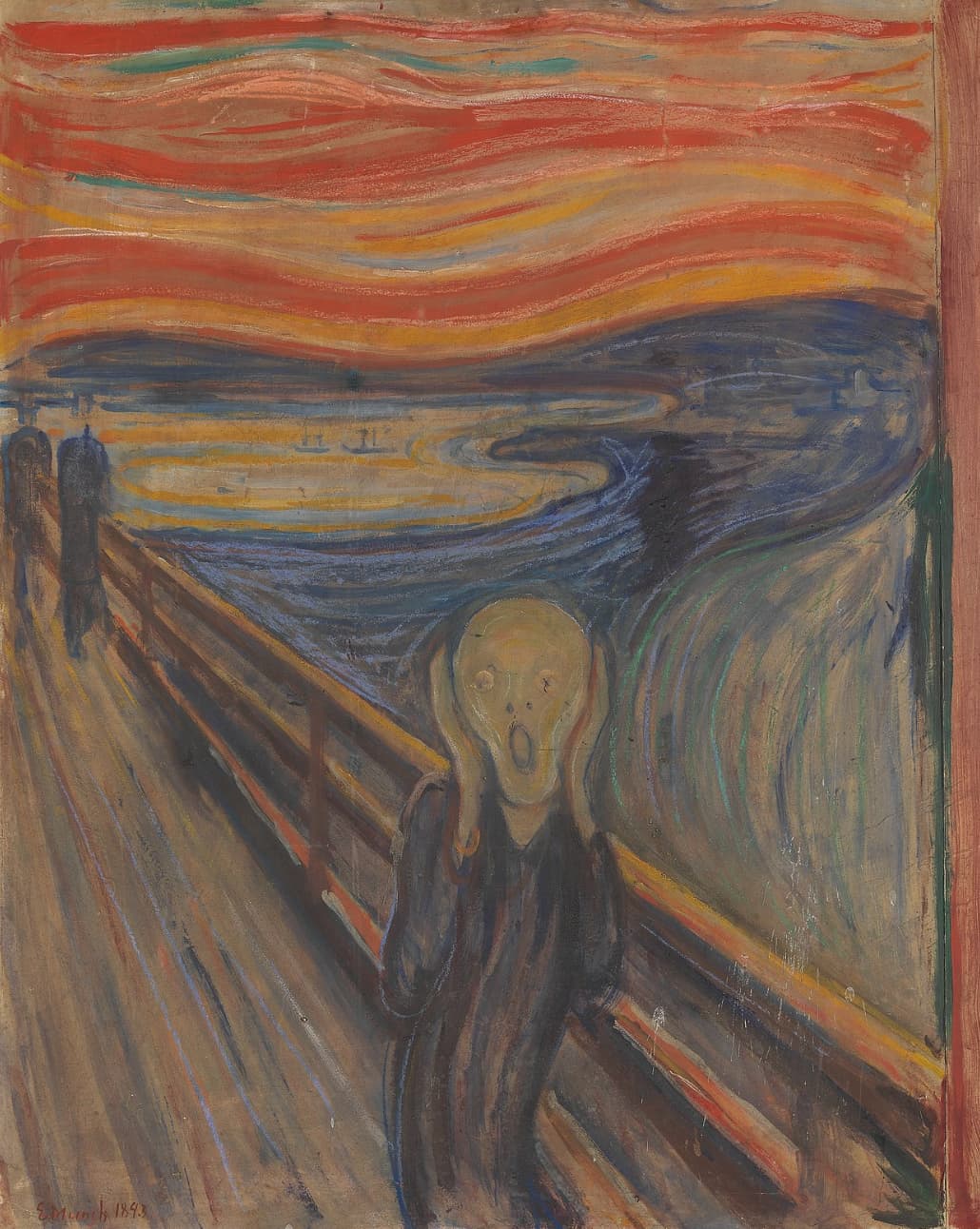 original scream painting - Sun 1843